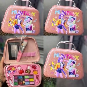 HUNTRIX Glitter Pink Kids Makeup Case go kids.